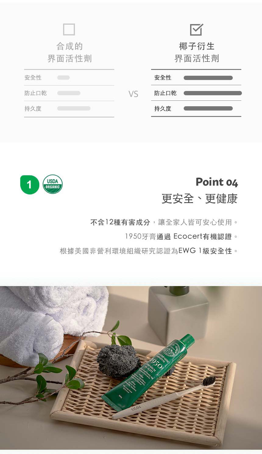 韓國1950|濟州天然有機牙膏 亮白薰衣草 90g