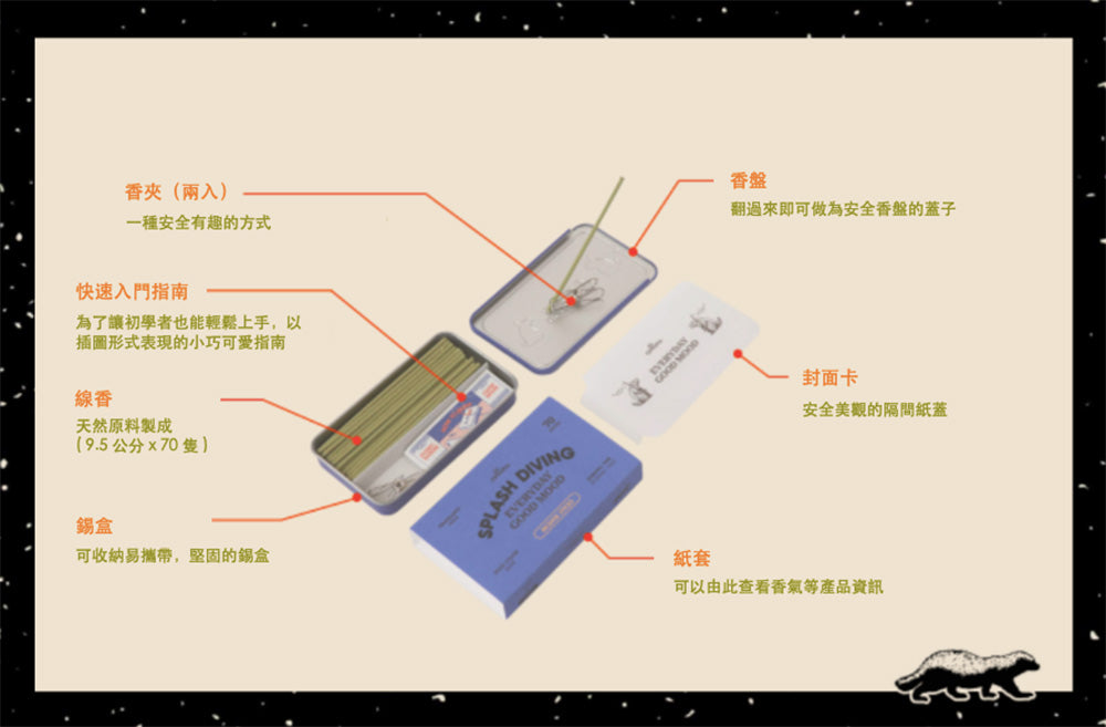 collins|韓國 復古鐵盒 線香 限定款|蘋果派對