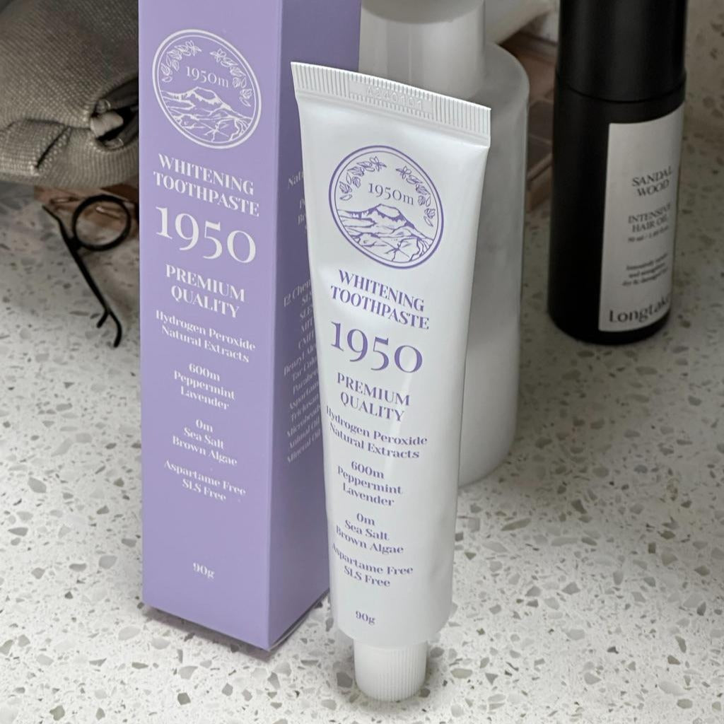 韓國1950|濟州天然有機牙膏 亮白薰衣草 90g