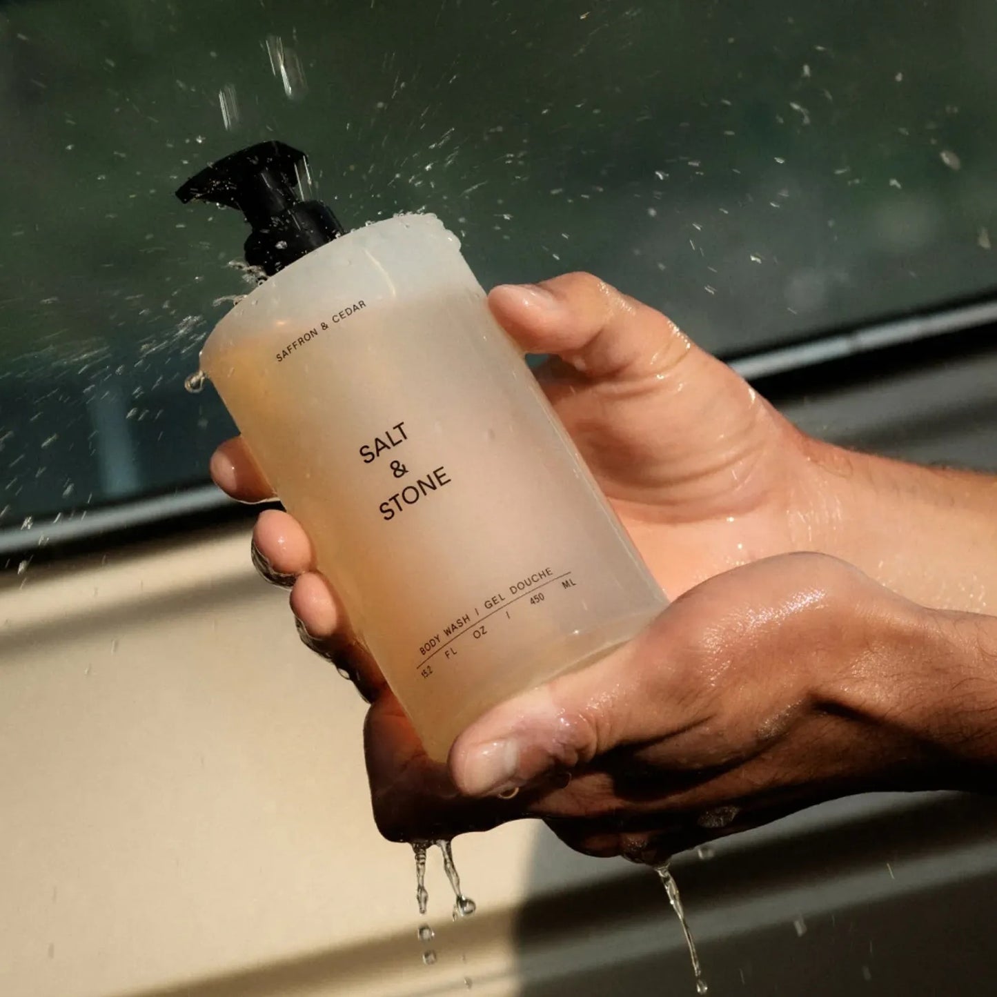 美國 SALT & STONE|玻尿酸保濕潔膚露 450ml