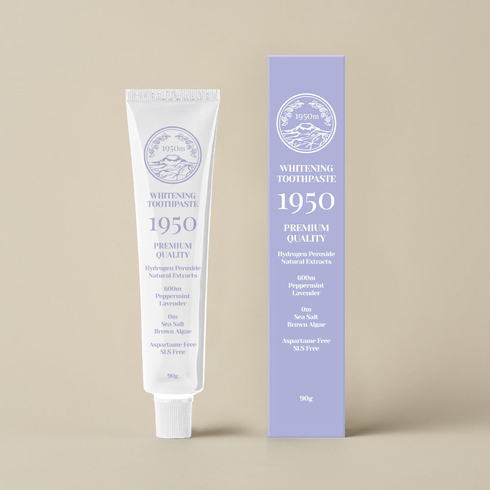 韓國1950|濟州天然有機牙膏 亮白薰衣草 90g