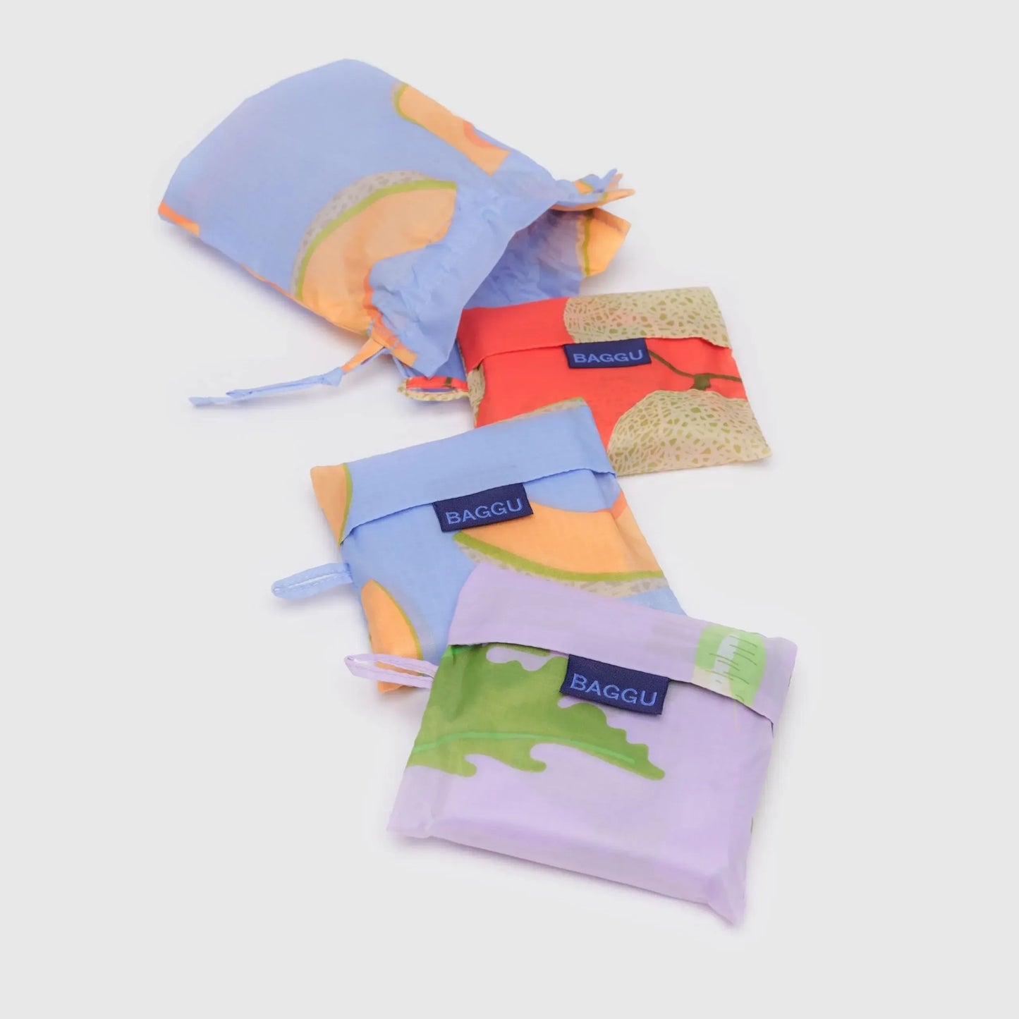 紐約 BAGGU|可口甜瓜-大/小|購物袋 環保袋 收納袋 手提袋