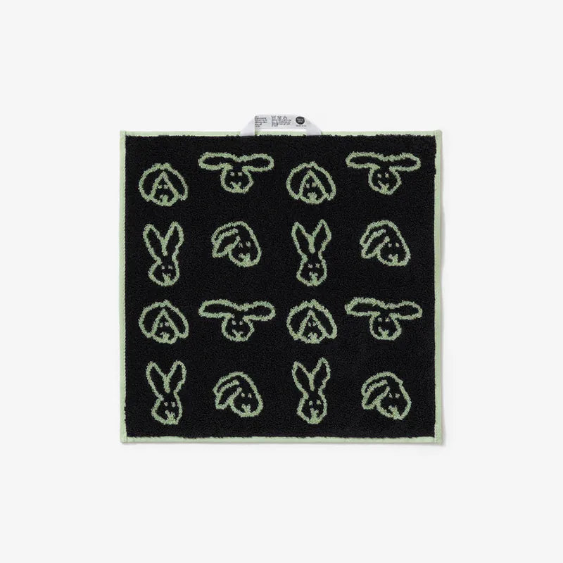 韓國 Warmgrey Tail|BUNNY BUNNY - MINT 薄荷兔|純棉擦手巾 手帕
