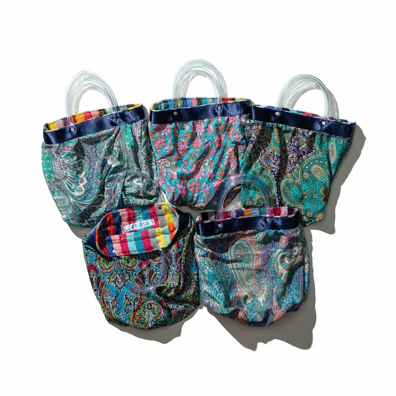 PUEBCO|LOCAL DISTRIBUTION RAINBOW TOWEL BAG / 印度多彩毛巾布包