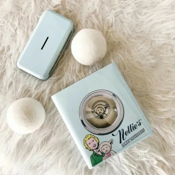 Nellie's | 加拿大復古存錢筒鐵盒 100% 純羊毛烘衣球