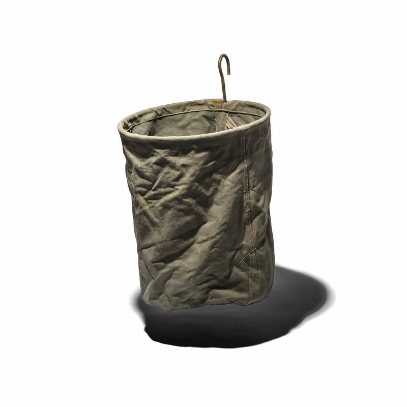 PUEBCO|VINTAGE TENT FABRIC HOOK BASKET / Large / 再製軍布掛鉤籃 大