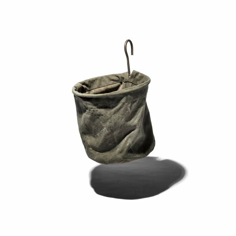 PUEBCO|VINTAGE TENT FABRIC HOOK BASKET / Small / 再製軍布掛鉤籃 小