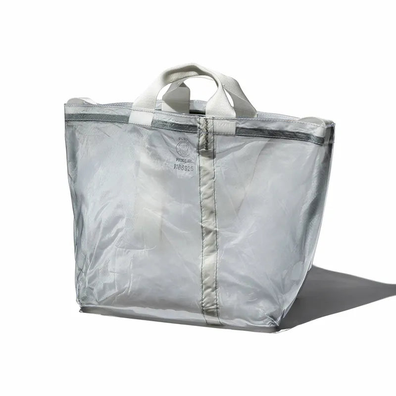 PUEBCO|COVERED PARACHUTE SHOULDER BAG White / 雙層降落傘布再製斜背包 白