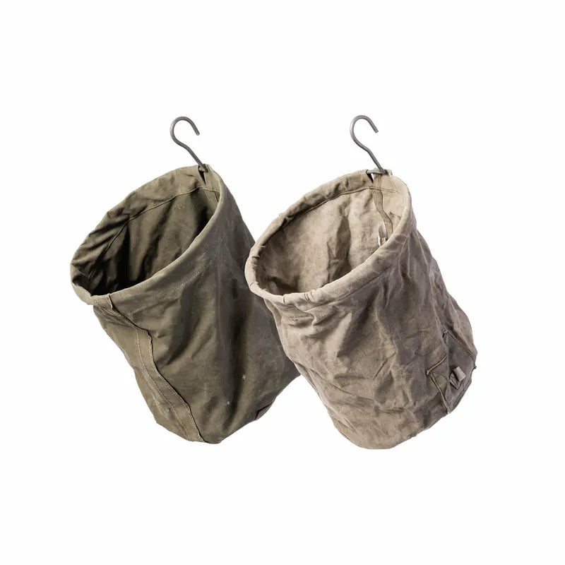 PUEBCO|VINTAGE TENT FABRIC HOOK BASKET / Large / 再製軍布掛鉤籃 大