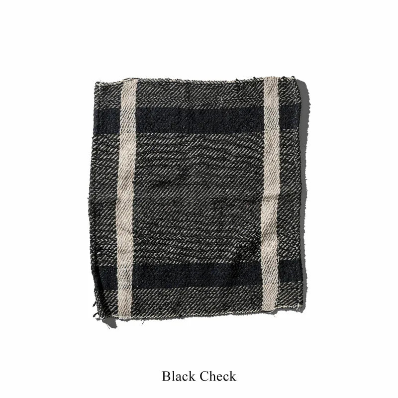 PUEBCO|INDIA CLOTH / Black Check / 印度棉質桌巾