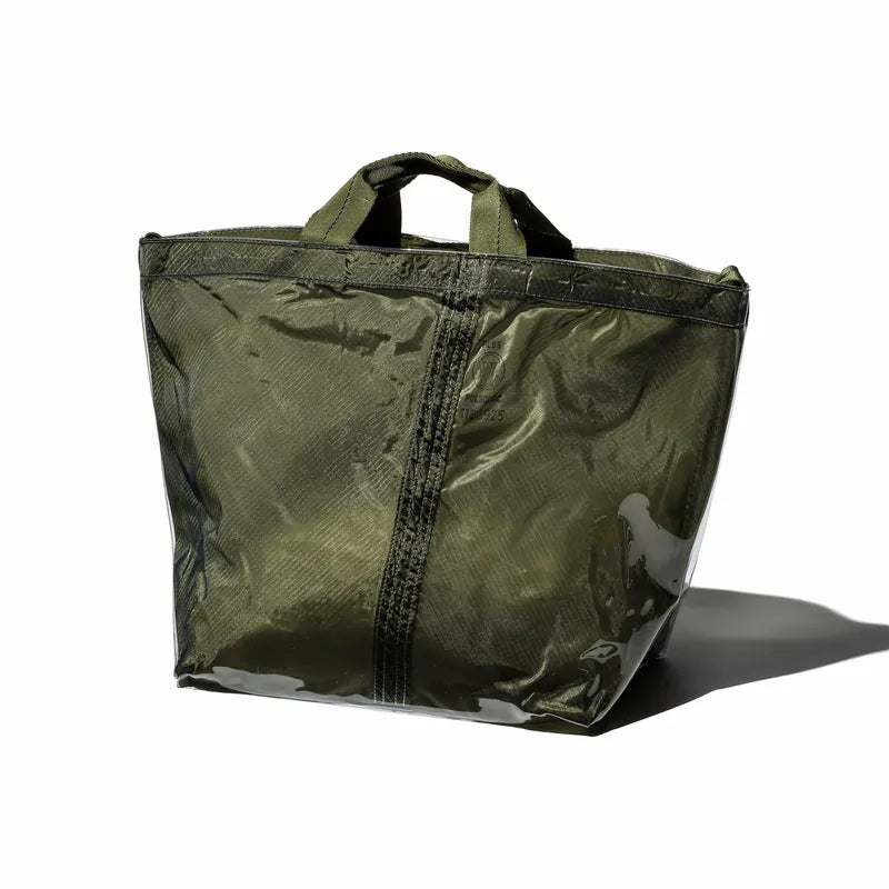 PUEBCO|COVERED PARACHUTE SHOULDER BAG Olive / 雙層降落傘布再製斜背包 橄欖綠