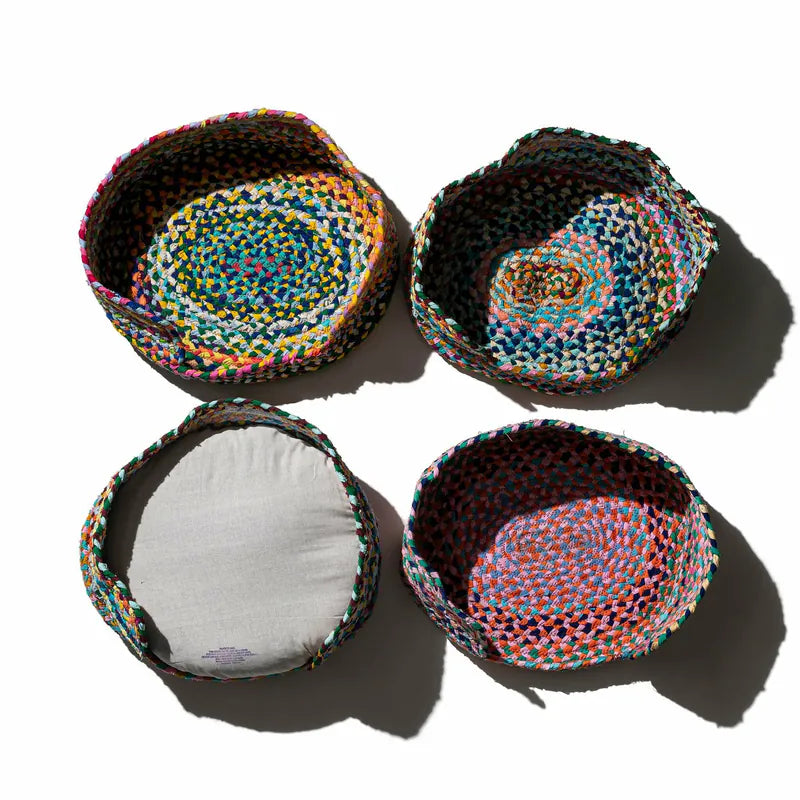 PUEBCO|RECYCLED FABRIC BRAIDED PET BED / 再生布編織寵物床