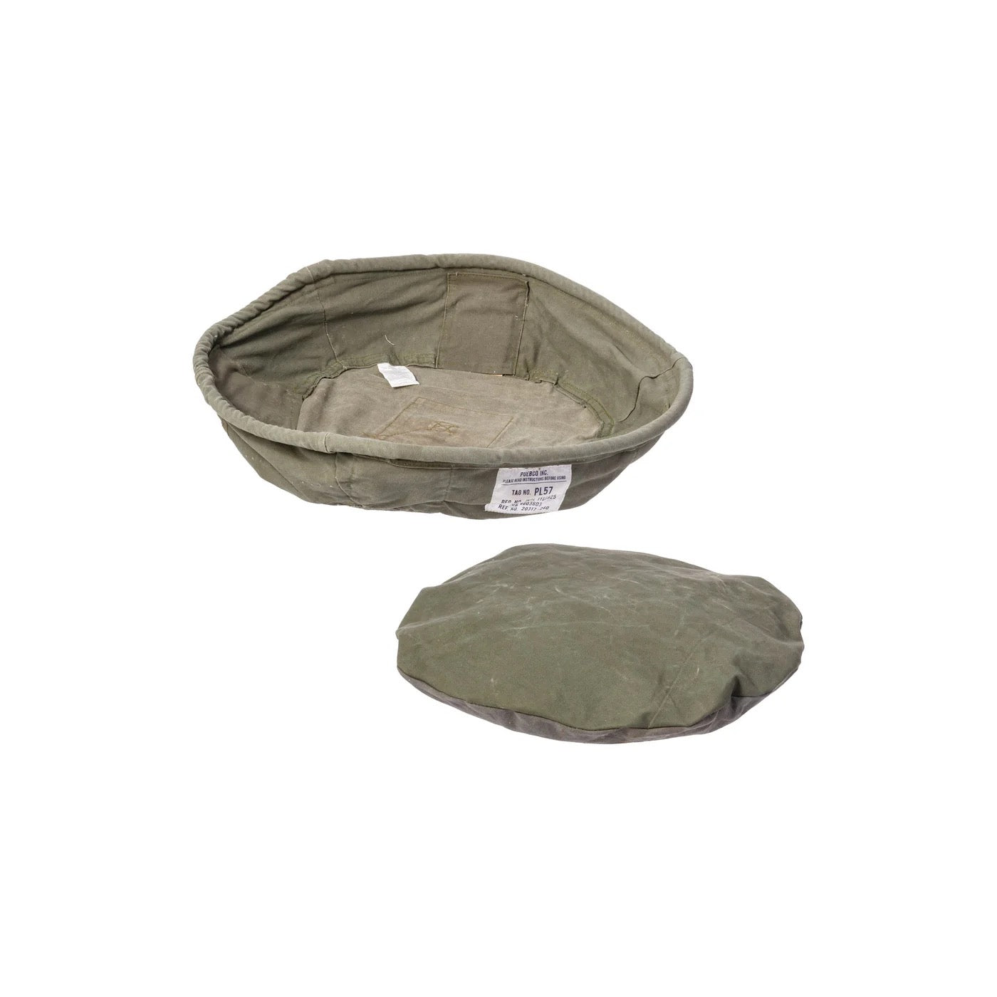 PUEBCO|VINTAGE TENT FABRIC PET BED / Small / 帳篷布寵物床