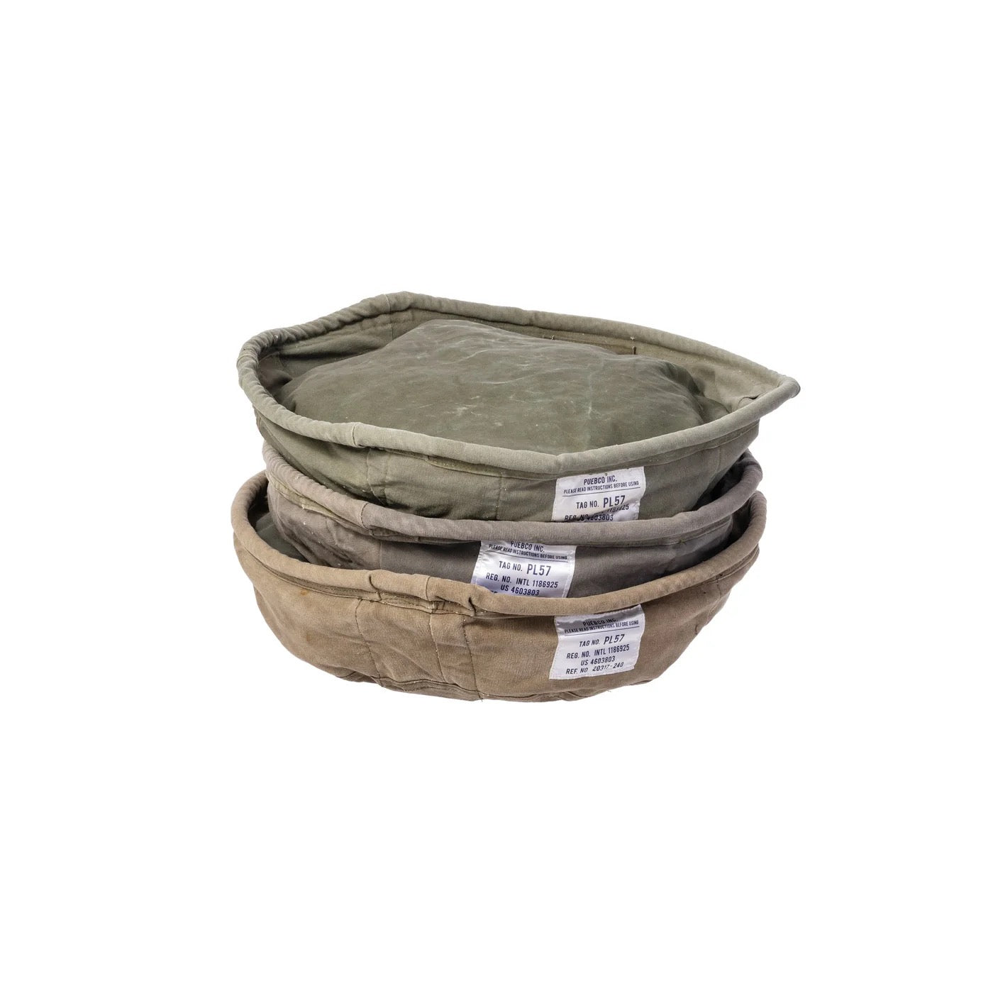 PUEBCO|VINTAGE TENT FABRIC PET BED / Small / 帳篷布寵物床