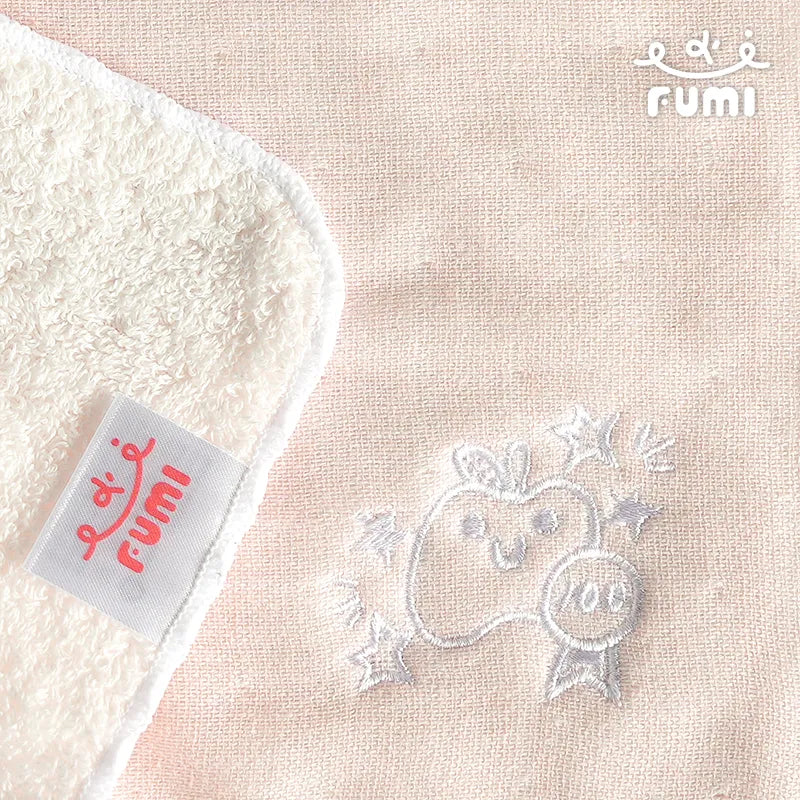FUMI Towel|小時光紗布小手巾|波波魚 / 冰淇淋 / 春日小花 / 文具組 / 幸運兔兔 / 滿分蘋果