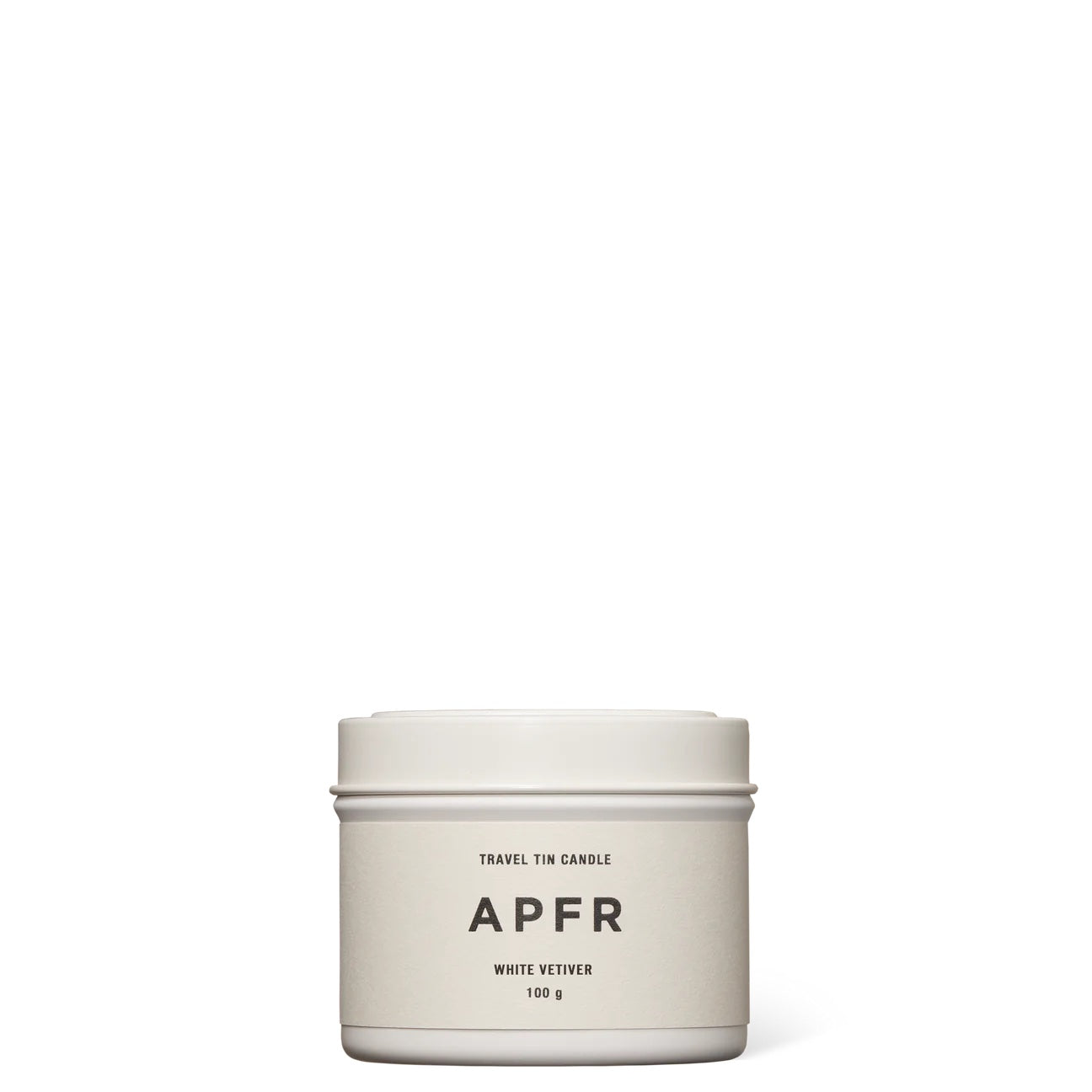 APFR|TRAVEL TIN CANDLE 旅遊罐裝蠟燭 White Vetiver 100g