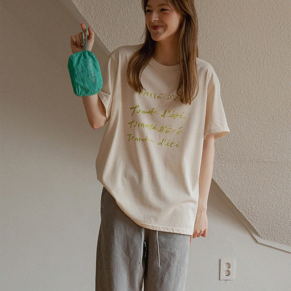 韓國 HÔTEL827|散步巴黎 隨行掛繩包 化妝包 草綠