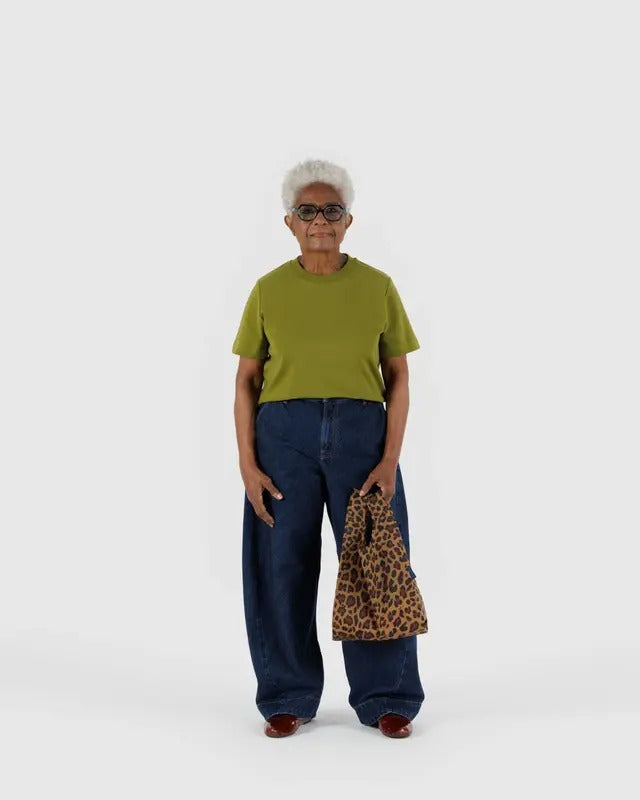 紐約 BAGGU|經典款 豹紋 Leopard-大/小|購物袋 環保袋 收納袋 手提袋