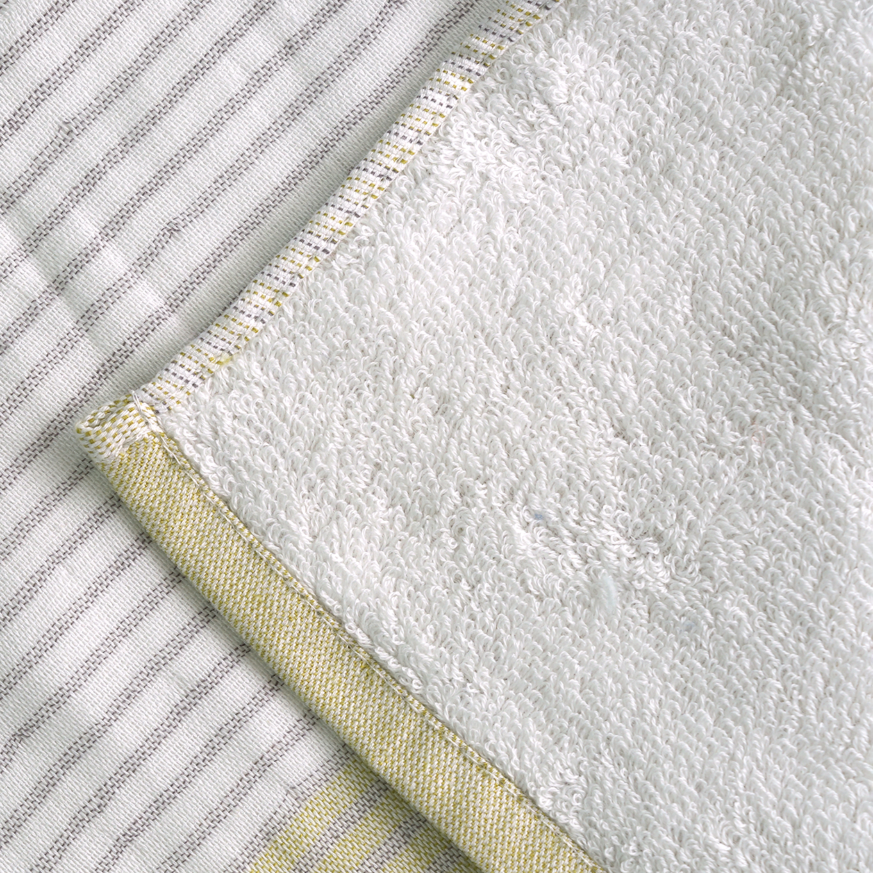 FUMI Towel｜條紋紗布小手巾｜紫色 / 藍色 / 綠色