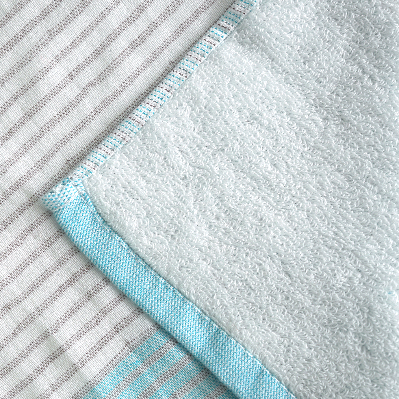 FUMI Towel｜條紋紗布小手巾｜紫色 / 藍色 / 綠色