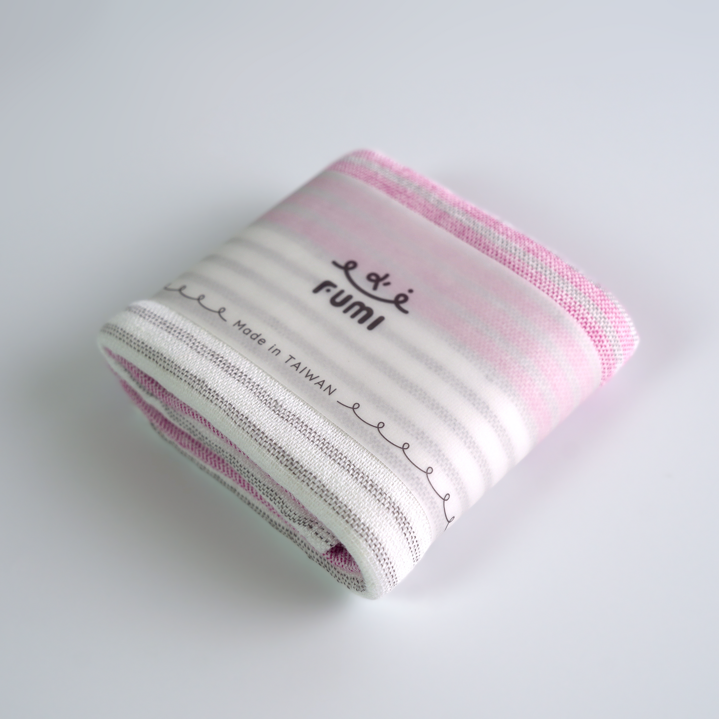 FUMI Towel｜條紋紗布小手巾｜紫色 / 藍色 / 綠色