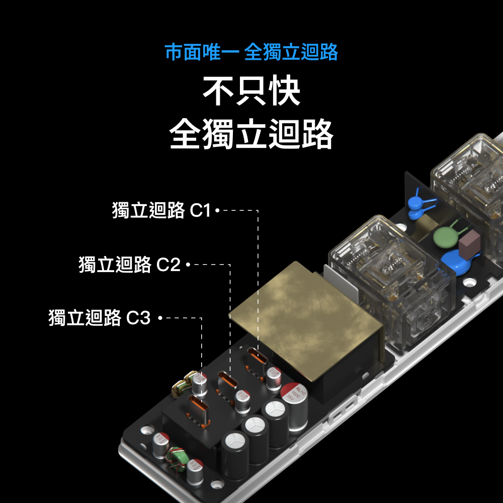 Unipapa｜有序延長線 超充版100W