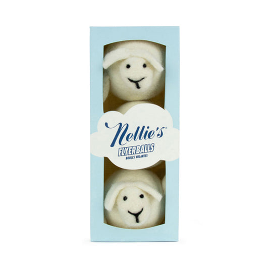 Nellie's ｜飛飛綿羊 100% 純羊毛烘衣球 三入