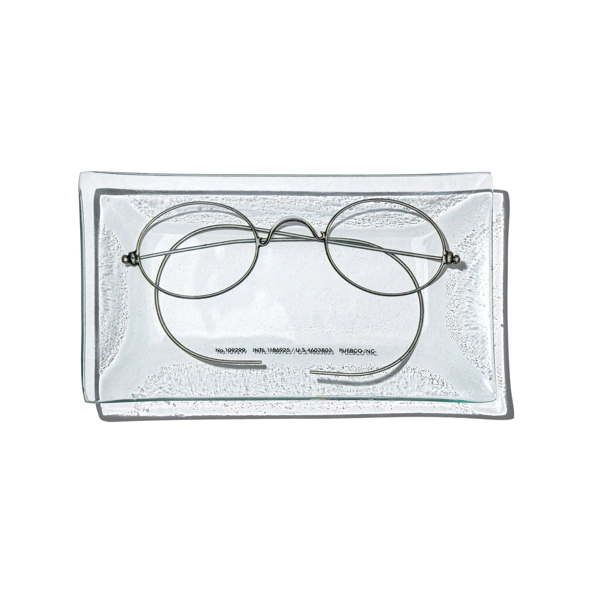 PUEBCO｜PRINTED GLASS TRAY / Glasses / 玻璃收納托盤