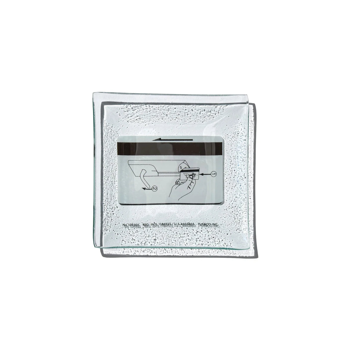 PUEBCO｜PRINTED GLASS TRAY / Card