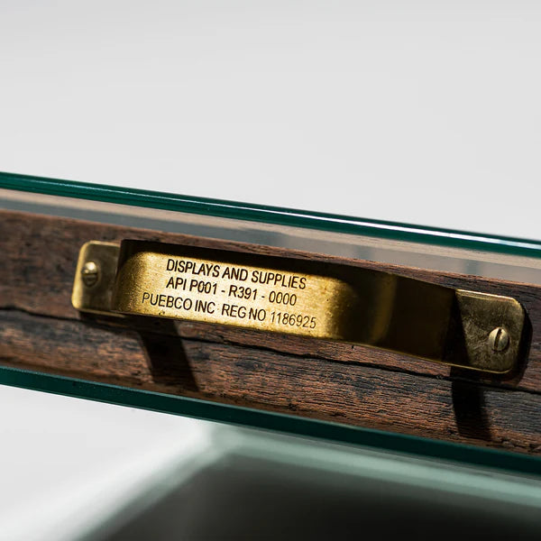 PUEBCO｜GLASS DISPLAY CASE WITH VINTAGE DRAWER