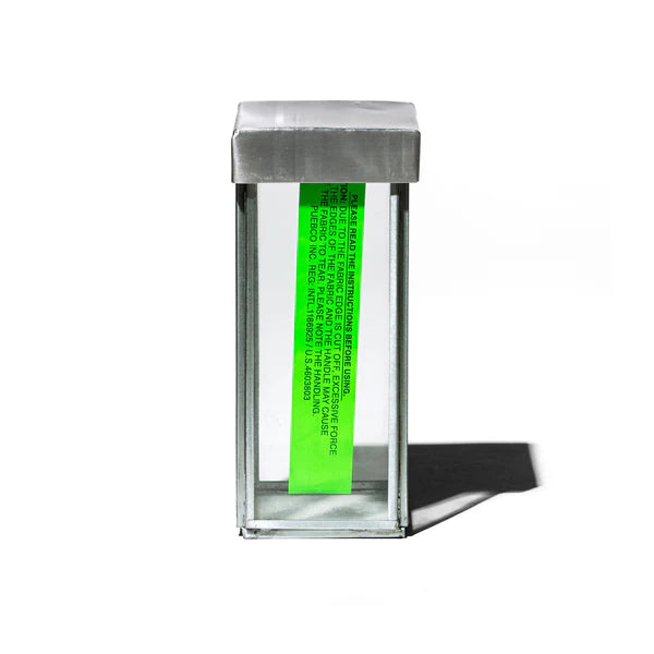 PUEBCO｜GLASS BOX WITH RECYCLE STEEL LID / Pen Stand / 附蓋玻璃筆筒