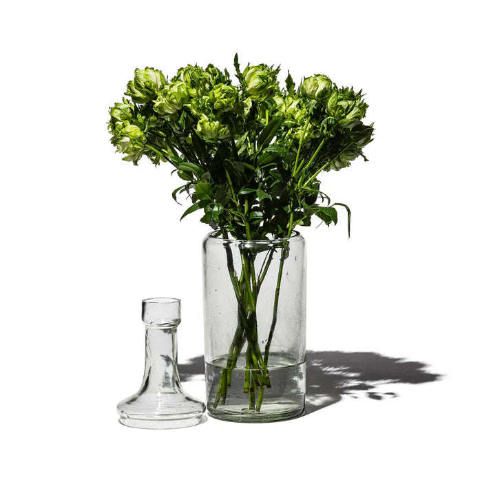 PUEBCO｜RECYCLED GLASS 2-WAY FLOWER VASE 再生玻璃兩用花瓶