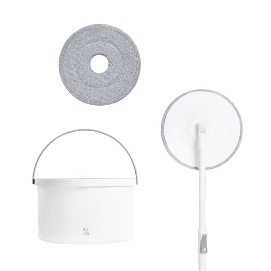 百潔PERCENT｜SPIN MOP 淨汙分離拖把＋替換拖布1入