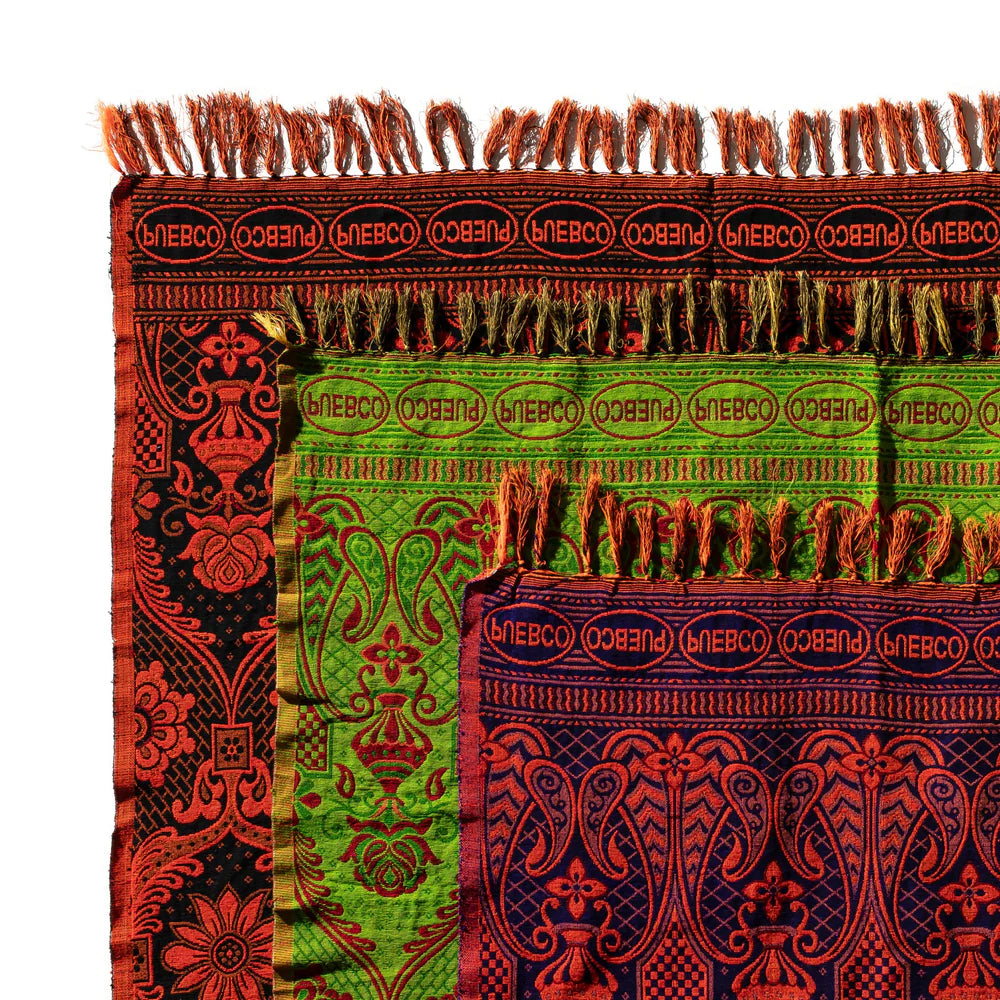PUEBCO｜REVERSIBLE JACQUARD RUG / Black / 雙面提花地毯 / 黑色