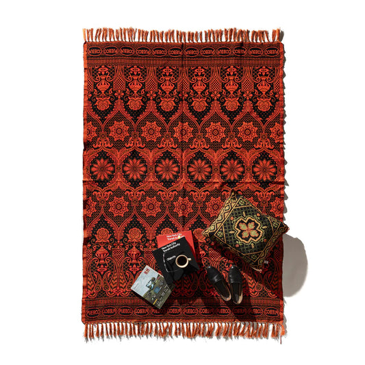 PUEBCO｜REVERSIBLE JACQUARD RUG / Black / 雙面提花地毯 / 黑色