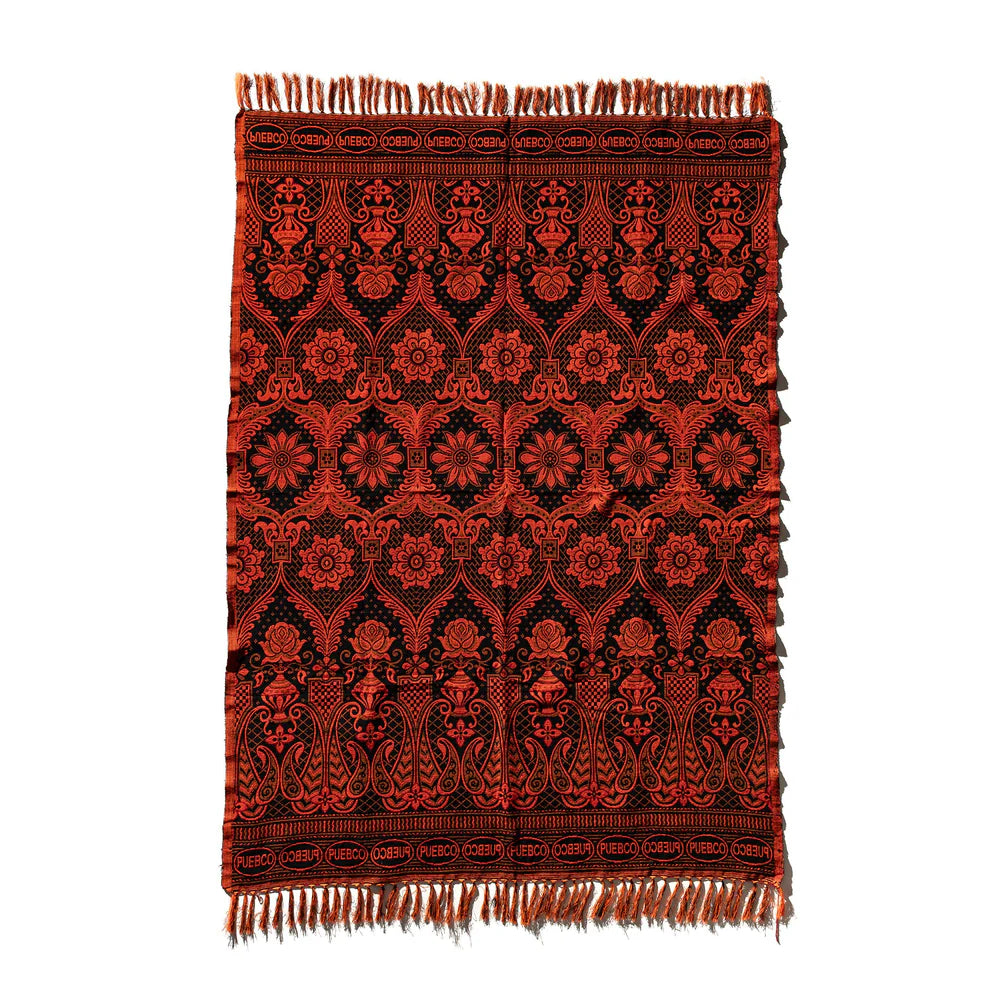 PUEBCO｜REVERSIBLE JACQUARD RUG / Black / 雙面提花地毯 / 黑色