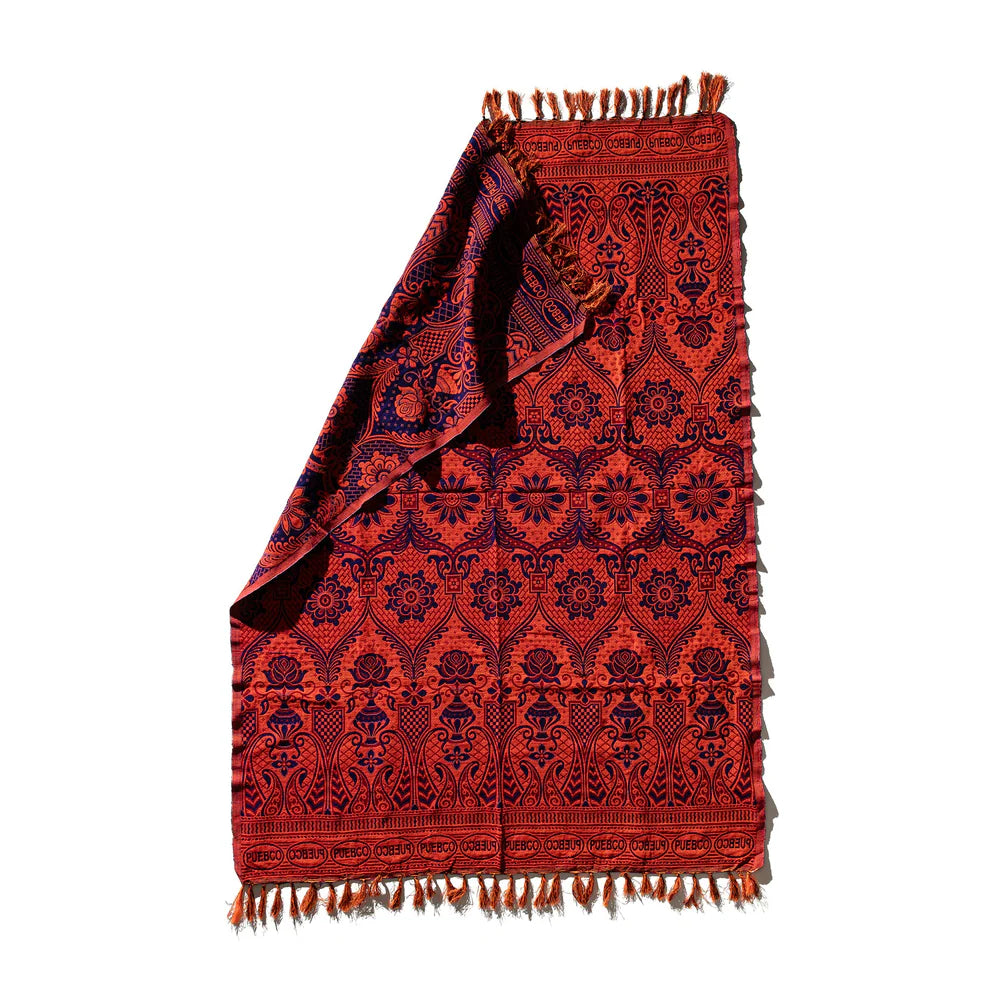 PUEBCO｜REVERSIBLE JACQUARD RUG / Navy Blue / 雙面提花地毯 / 海軍藍