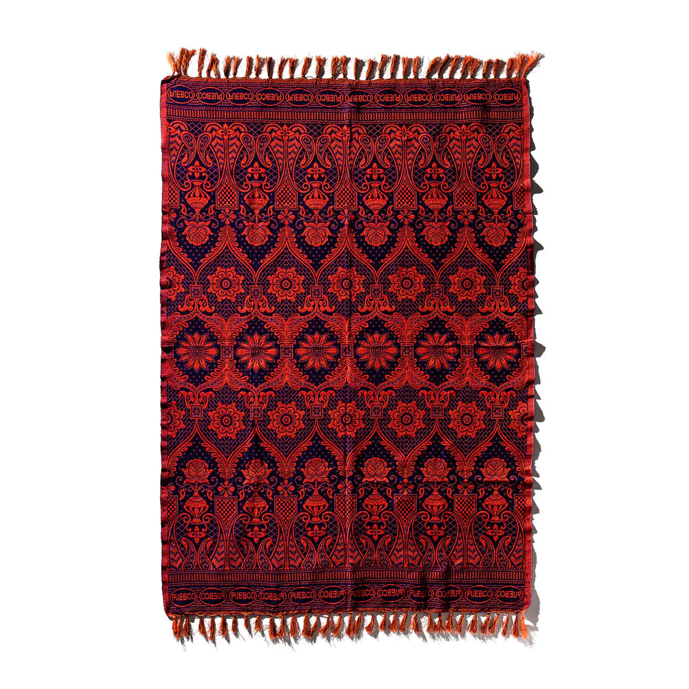 PUEBCO｜REVERSIBLE JACQUARD RUG / Navy Blue / 雙面提花地毯 / 海軍藍