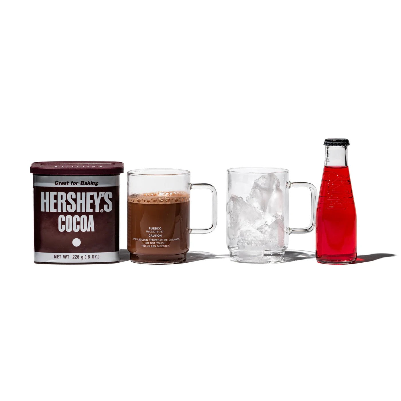 PUEBCO｜BOROSILICATE GLASS MUG / Shallow Stacking 耐熱玻璃馬克杯