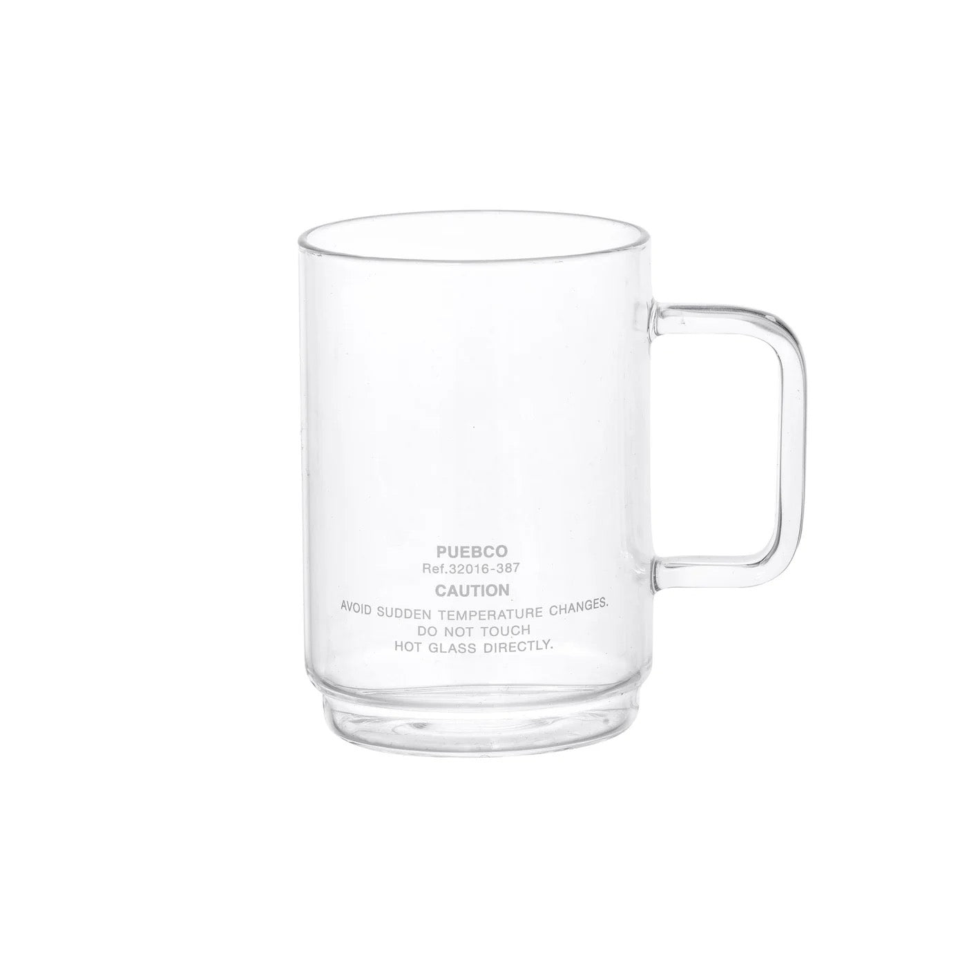 PUEBCO｜BOROSILICATE GLASS MUG / Shallow Stacking 耐熱玻璃馬克杯
