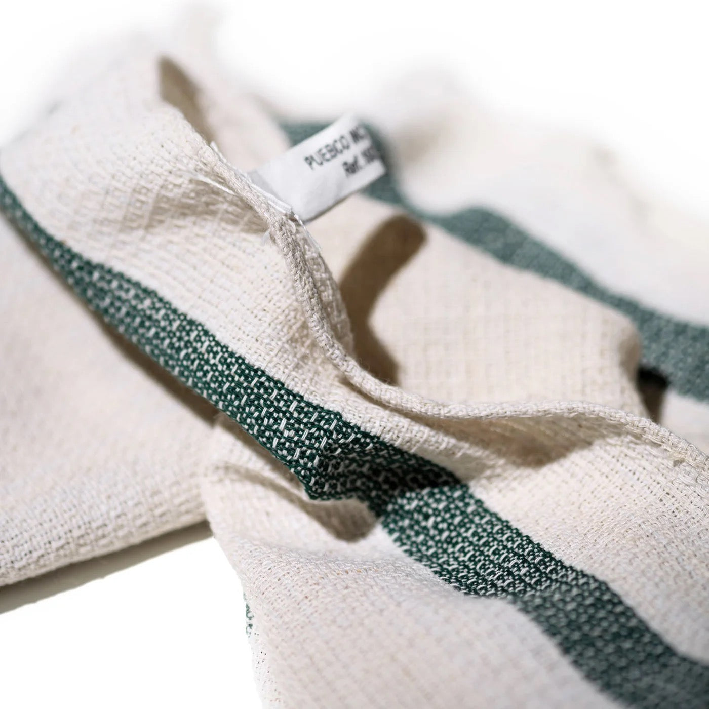 PUEBCO｜INDIA CLOTH / Green Line / 印度棉質桌巾