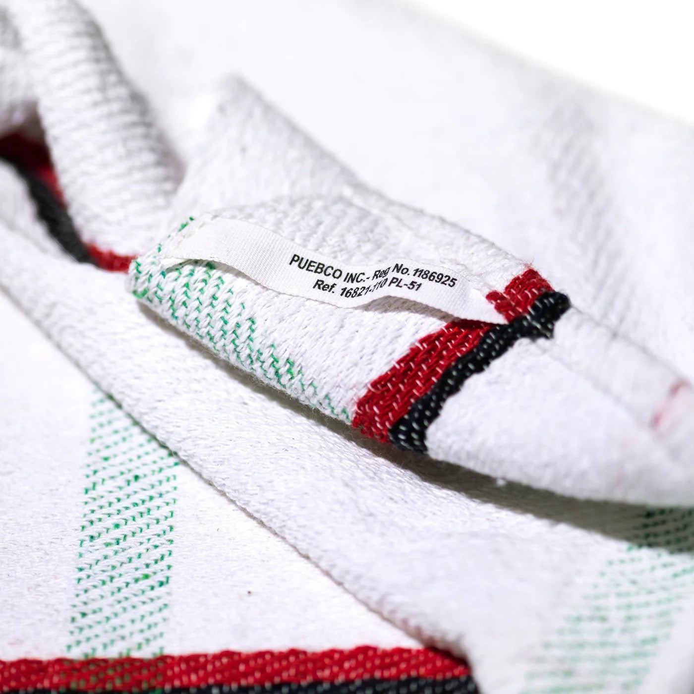 PUEBCO｜INDIA CLOTH / Red & Black Line / 印度棉質桌巾