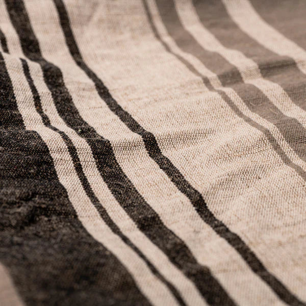 PUEBCO｜COTTON JUTE STRIPE APRON / 棉麻條紋圍裙