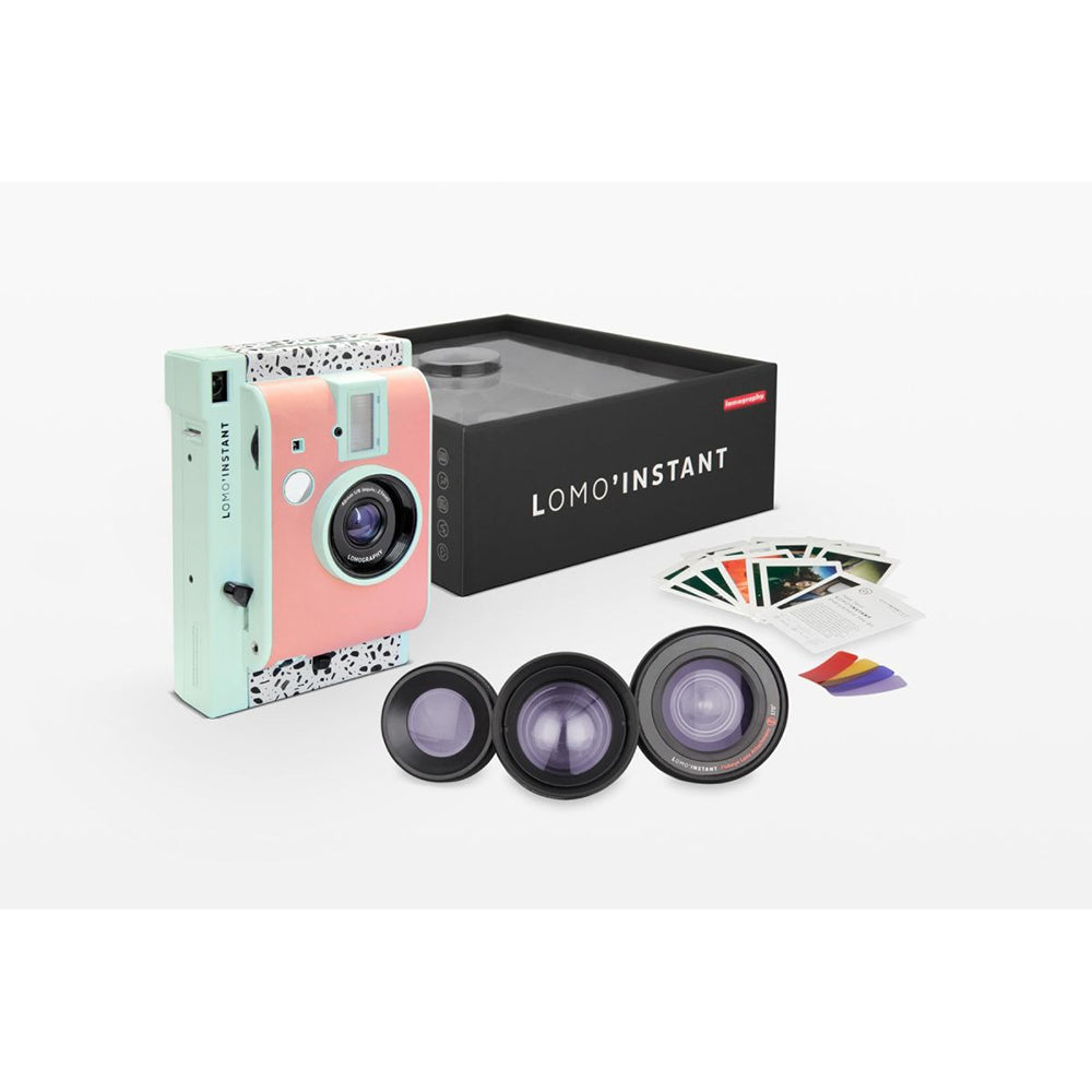 【盒損全新出清】Lomography｜Lomo’Instant 拍立得相機連鏡頭套組－Milano 版本
