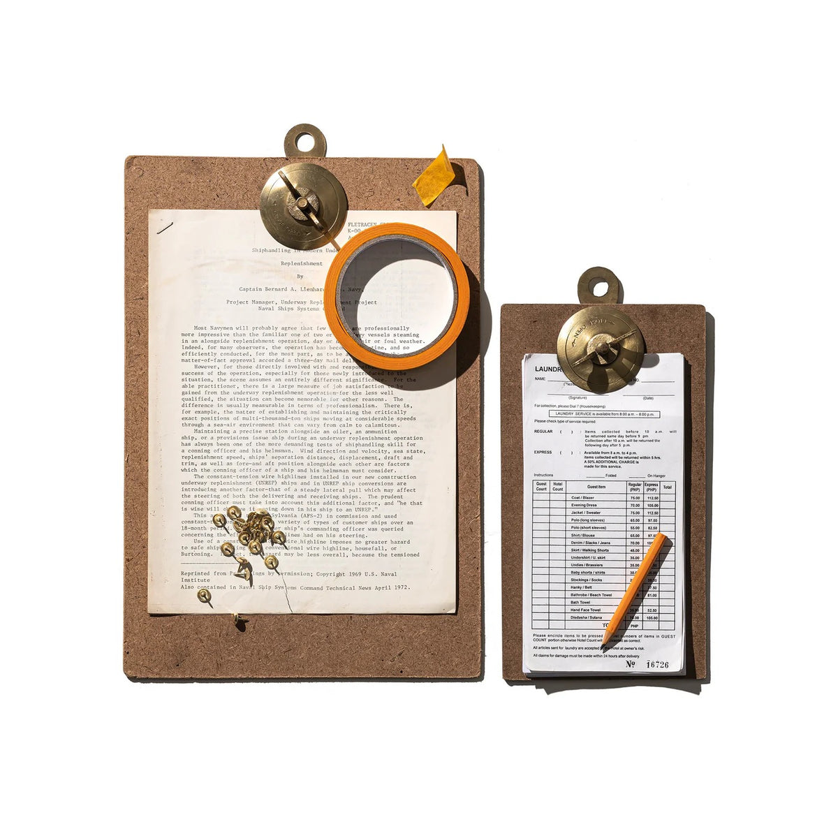 PUEBCO｜SCREW CLIPBOARD / Check