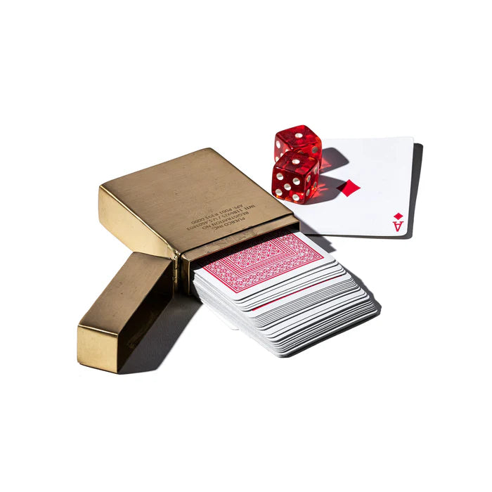 PUEBCO｜BRASS PLAYING CARD CASE
