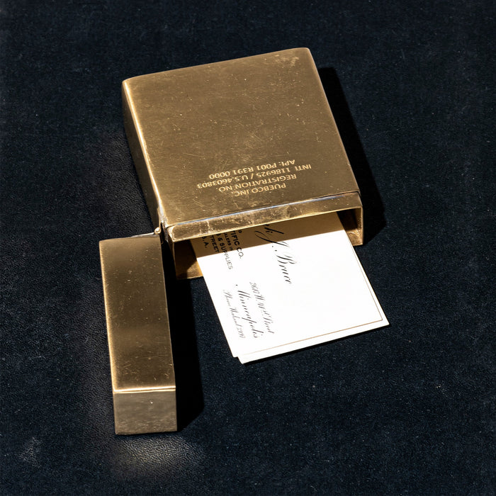 PUEBCO｜BRASS PLAYING CARD CASE