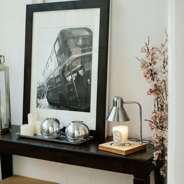 【全新、展示品出清】韓國 Memory Lane｜溫潤空間 木紋底座暖燭燈