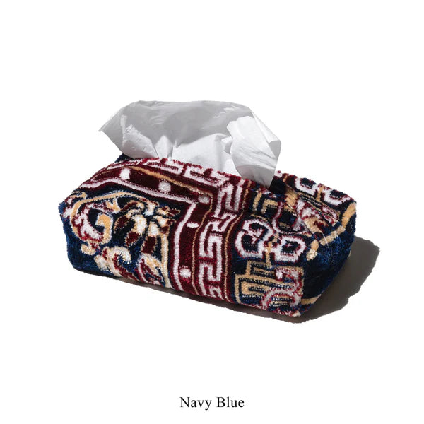PUEBCO｜RUG FABRIC TISSUE CASE / 地毯布紙巾盒 (2色)