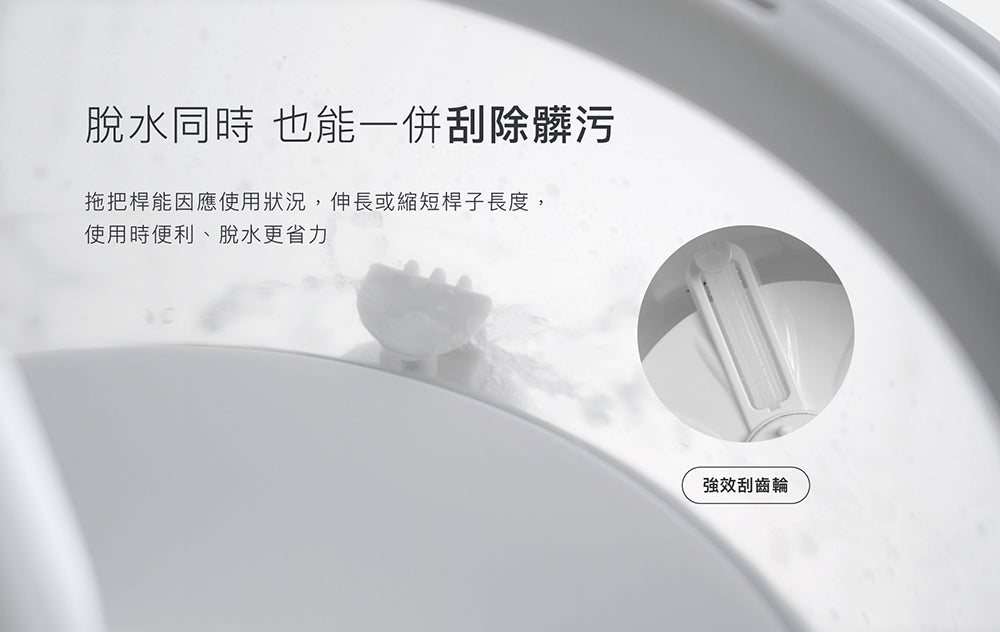 百潔PERCENT｜SPIN MOP 淨汙分離拖把＋替換拖布1入